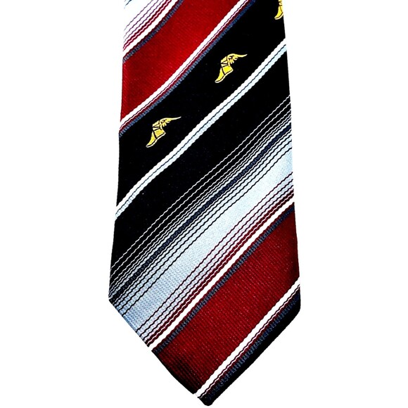 Goodyear Tire Vintage Tie Prince Consort Striped Winged Foot Racing NASCAR - USA - Picture 9 of 10